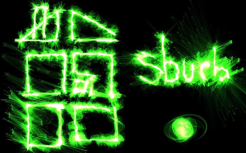 Glowing Green Text — Energetic