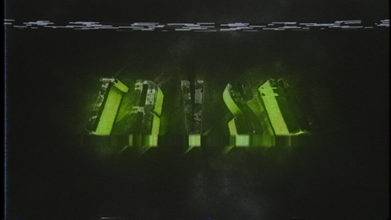 Glowing Green Text — Mysterious
