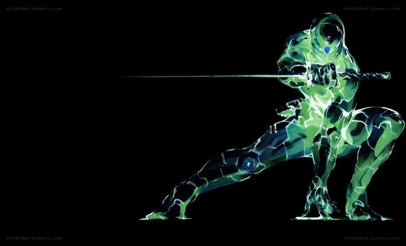glowing green warrior in combat