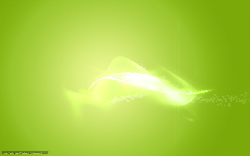 Glowing Green Wave