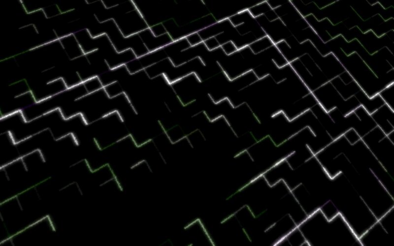 Glowing Grid Lines