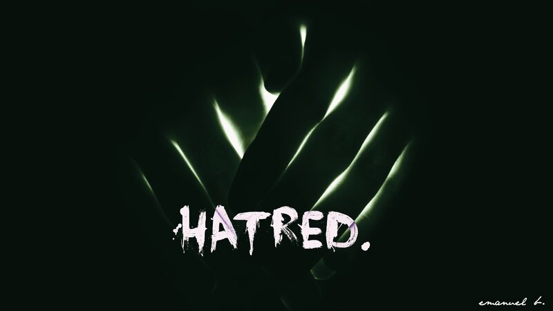 Glowing Hand Silhouette — Black