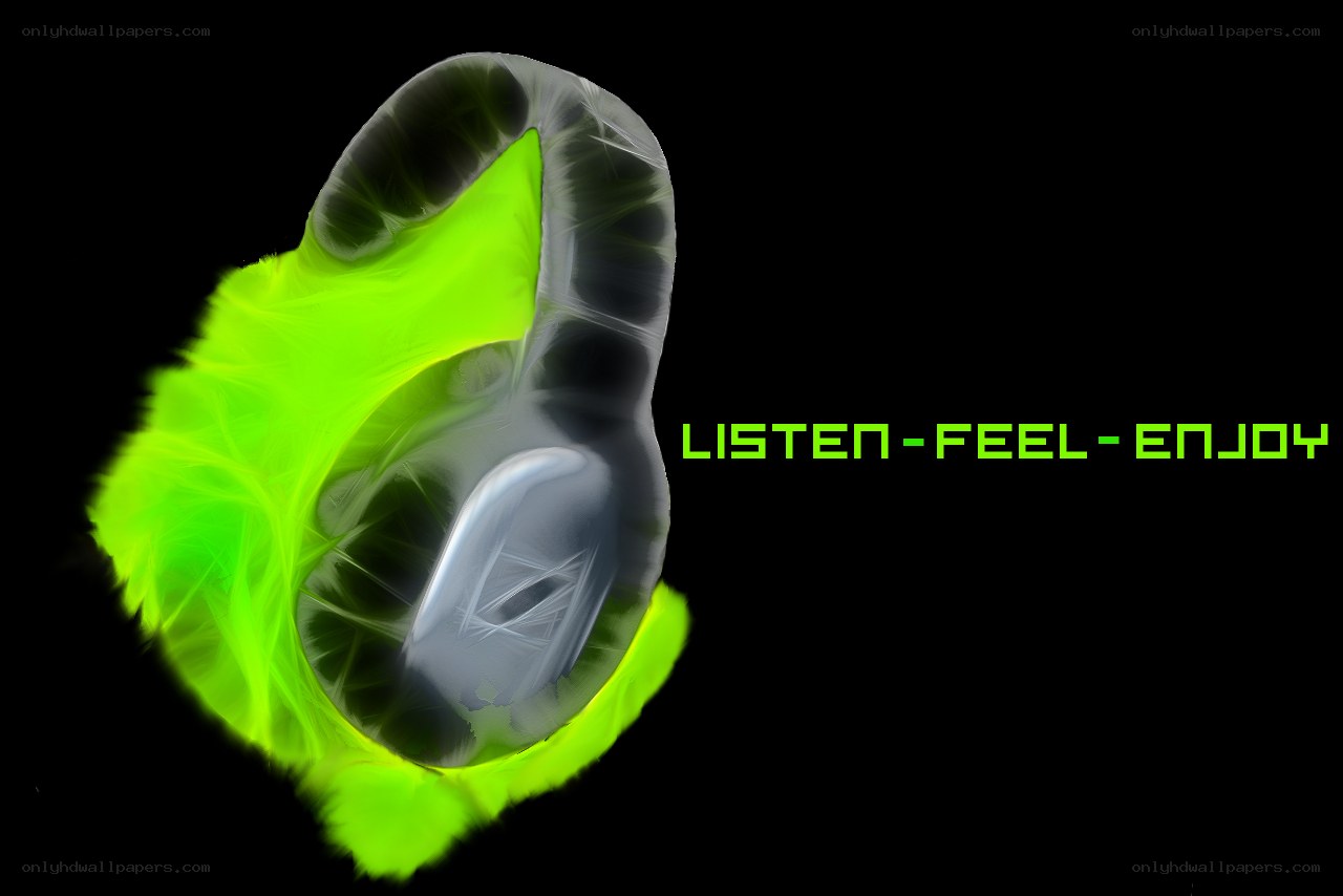 glowing headphones design