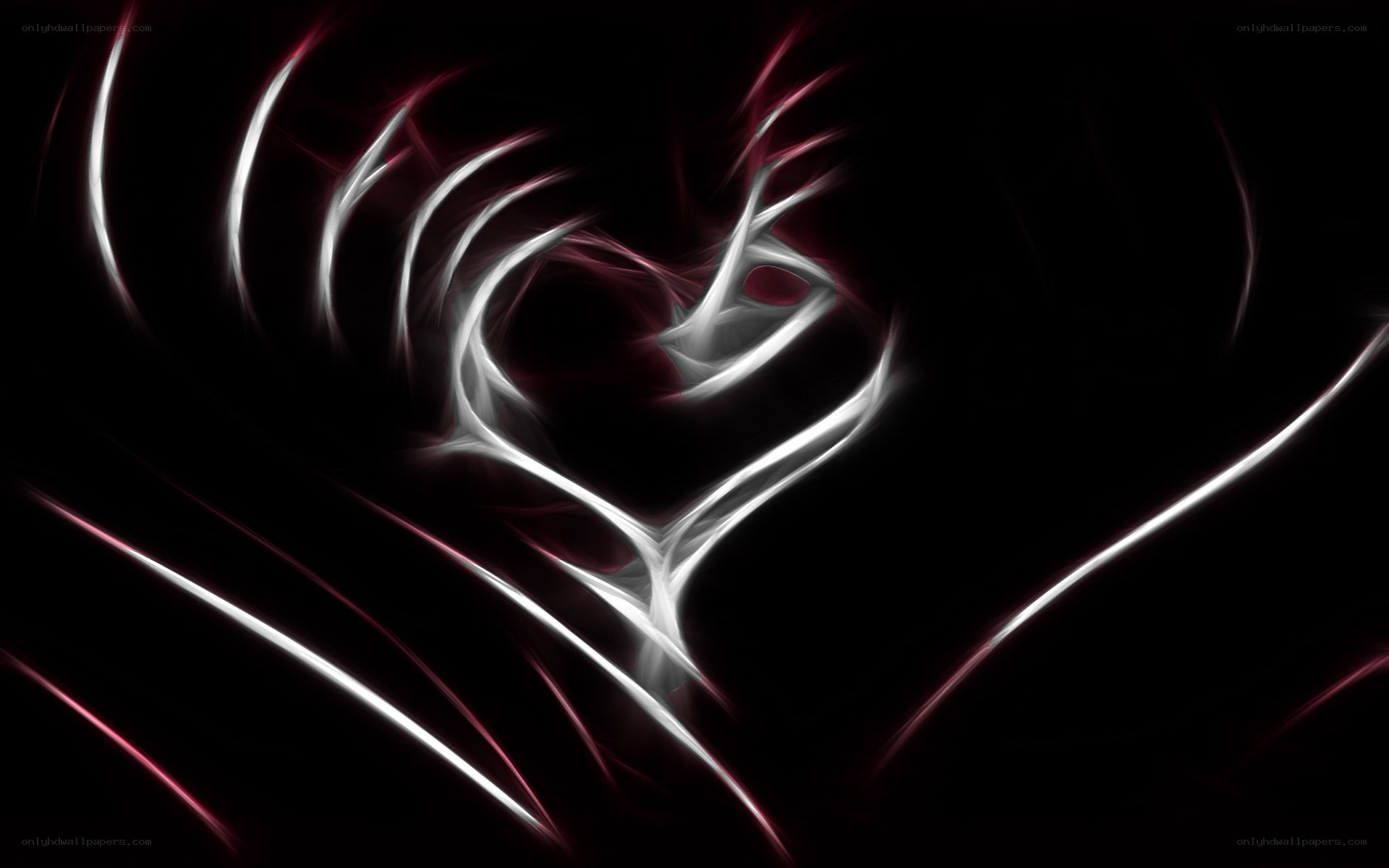 glowing heart light effect