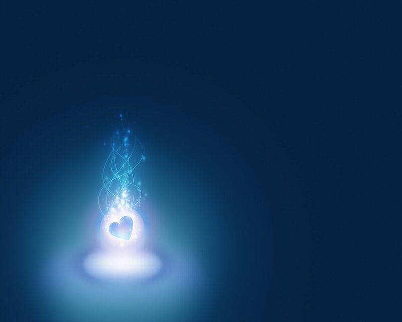 glowing heart magic