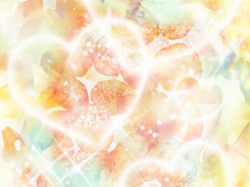 glowing heart of petals