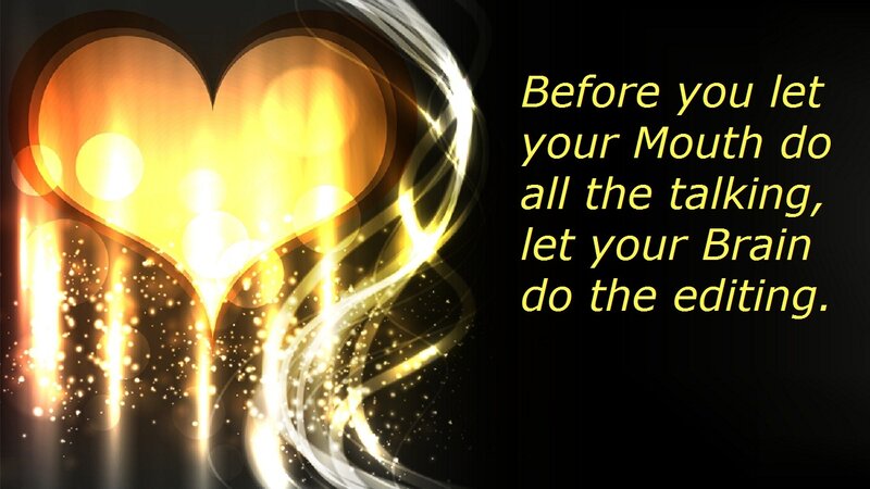 Glowing Heart Shape — Black, Inspirational