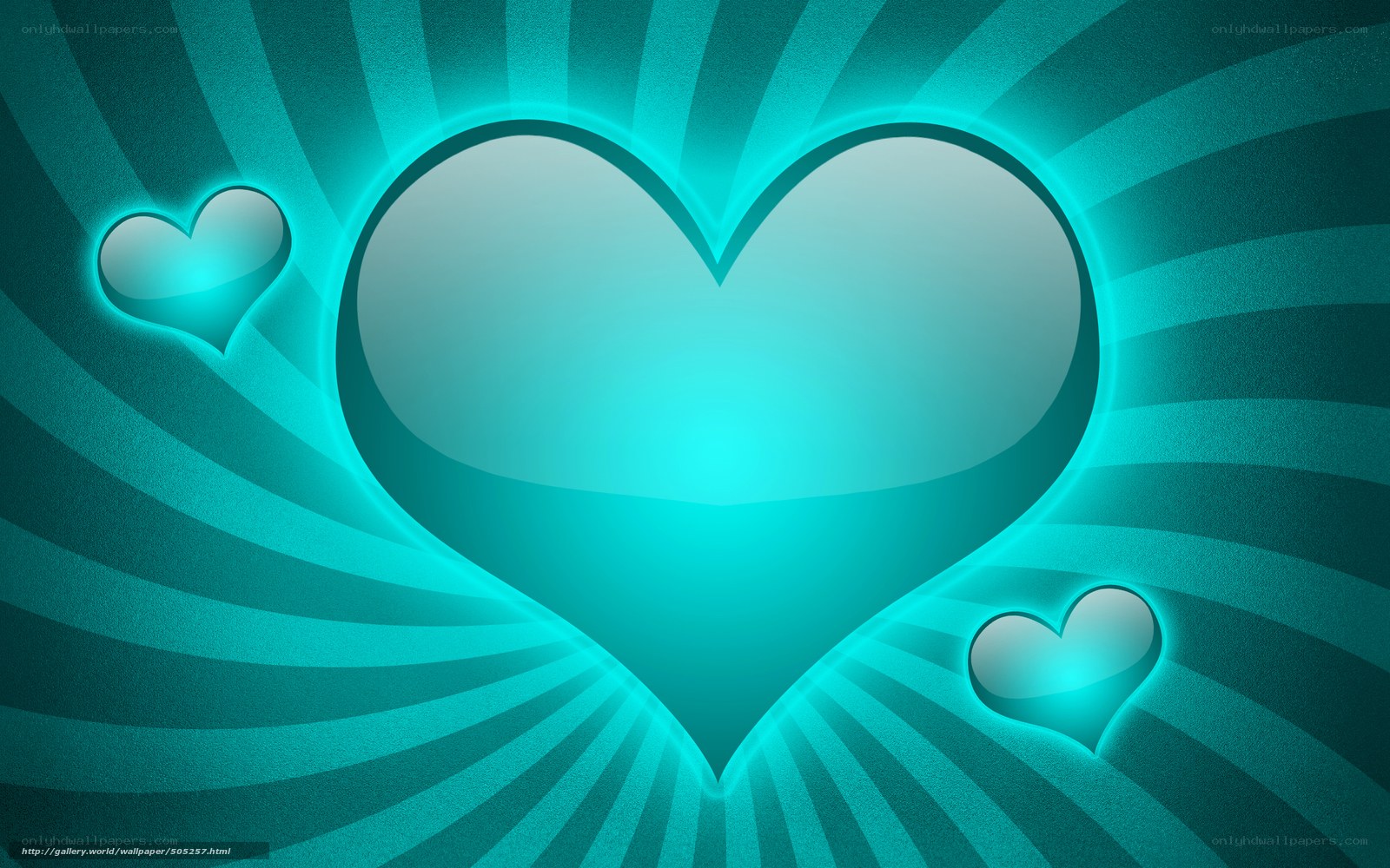 glowing heart wallpaper