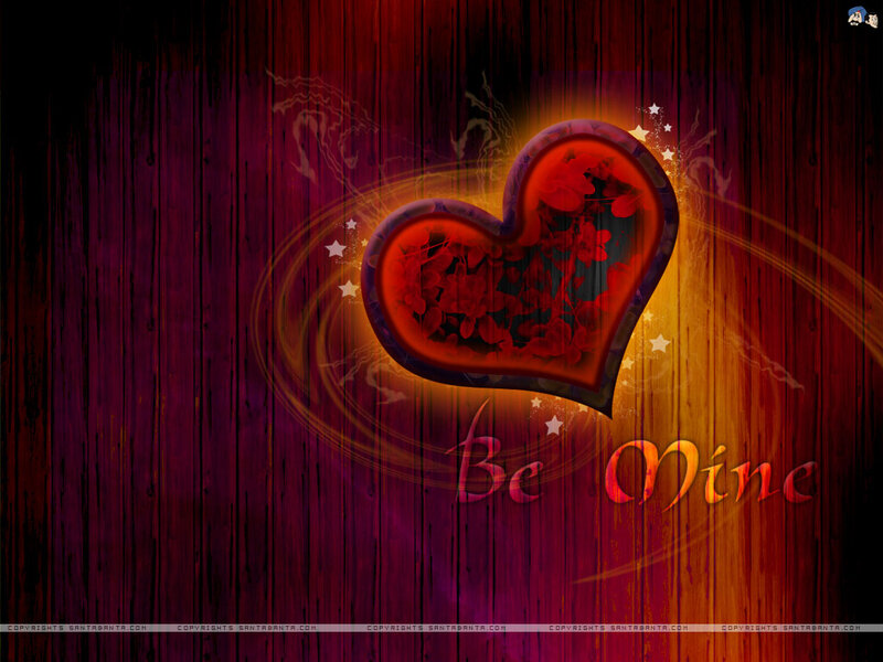 Glowing Heart with Flowers