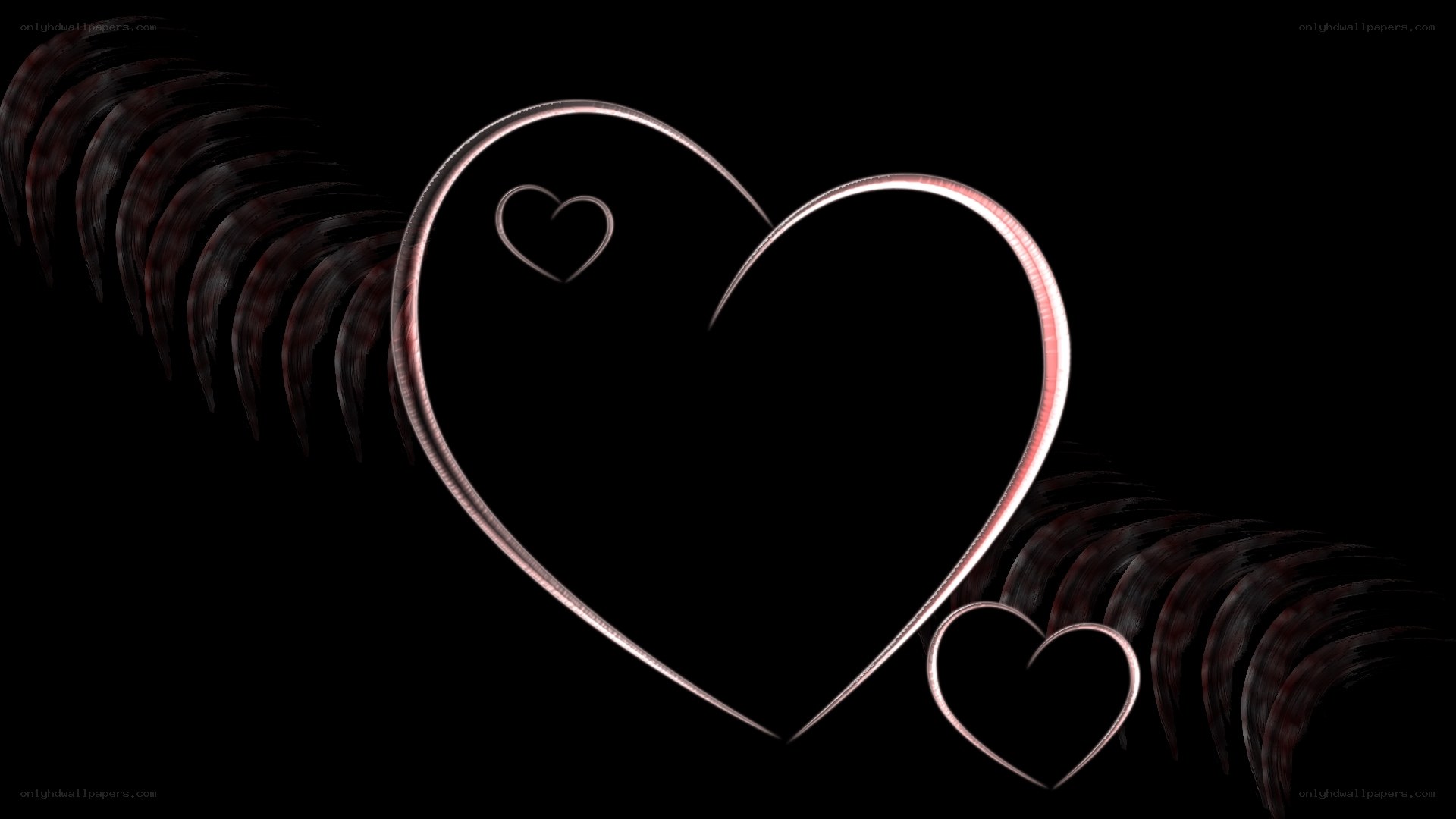 glowing heart with wings