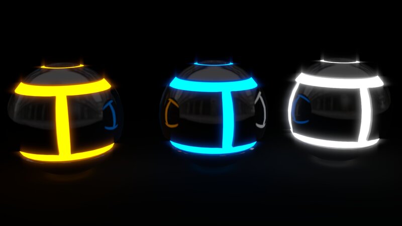 glowing helmet designs