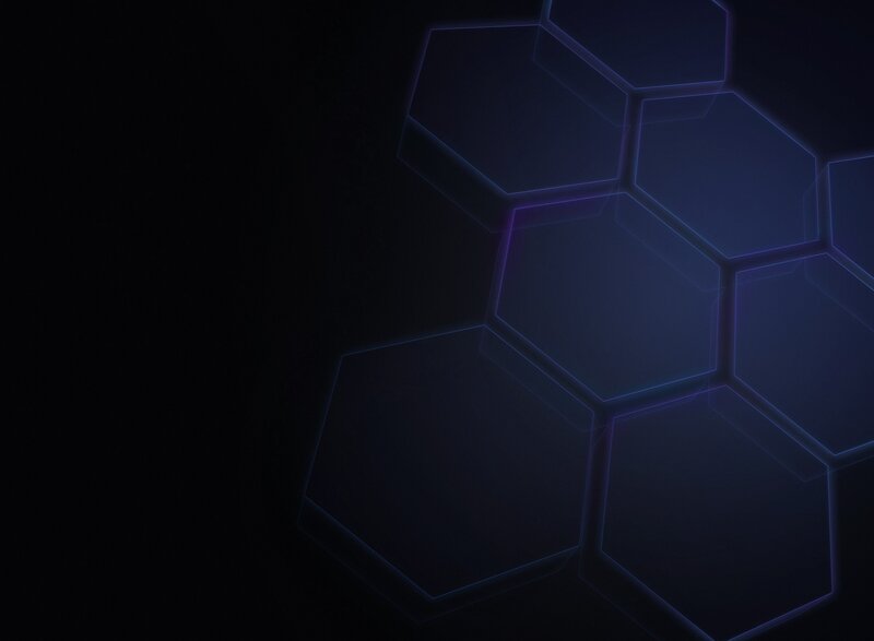 glowing hexagon pattern