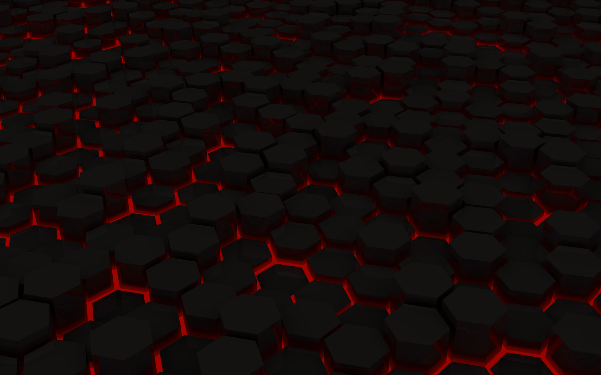 glowing hexagonal pattern