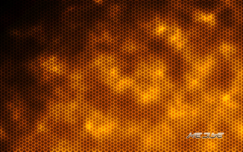 glowing honeycomb pattern