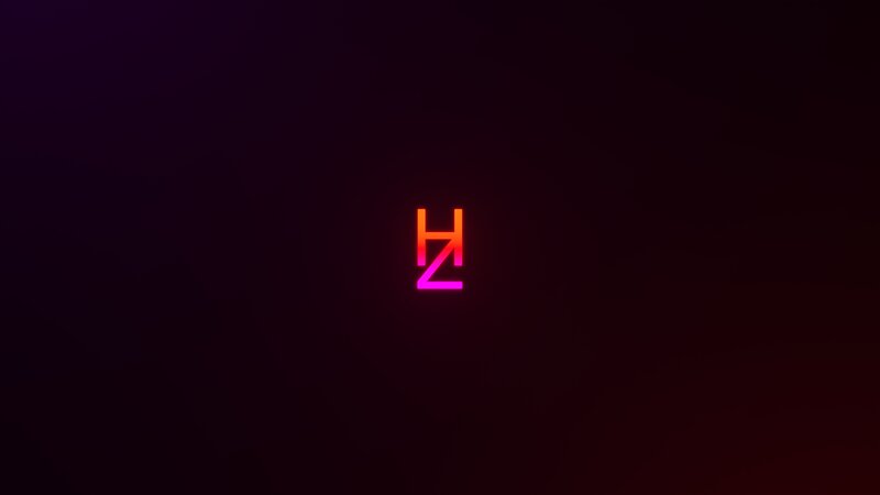 Glowing HZ Logo