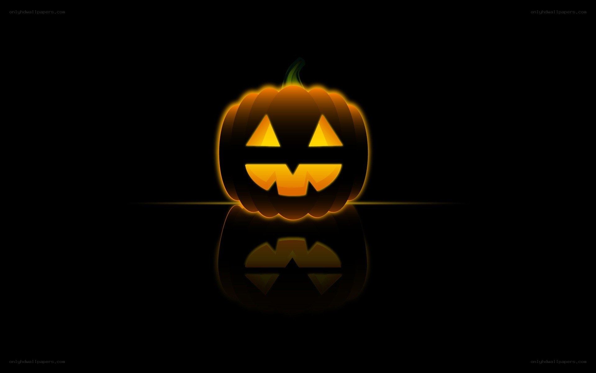 glowing jack-o-lantern