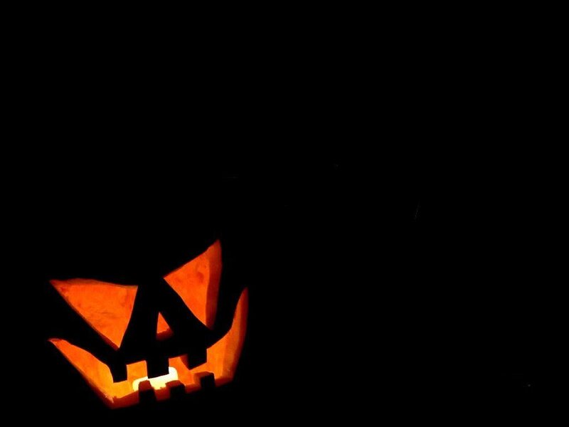glowing jack-o-lantern