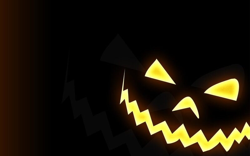 glowing jack-o-lantern face