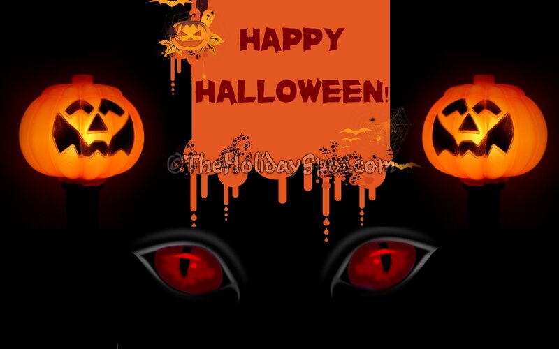 Glowing Jack-o-lanterns — Black