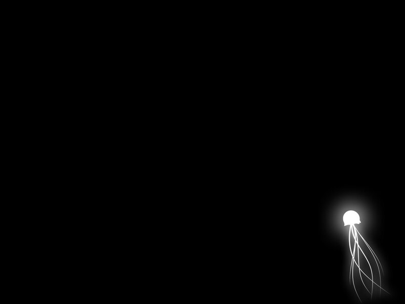 Glowing Jellyfish — Black