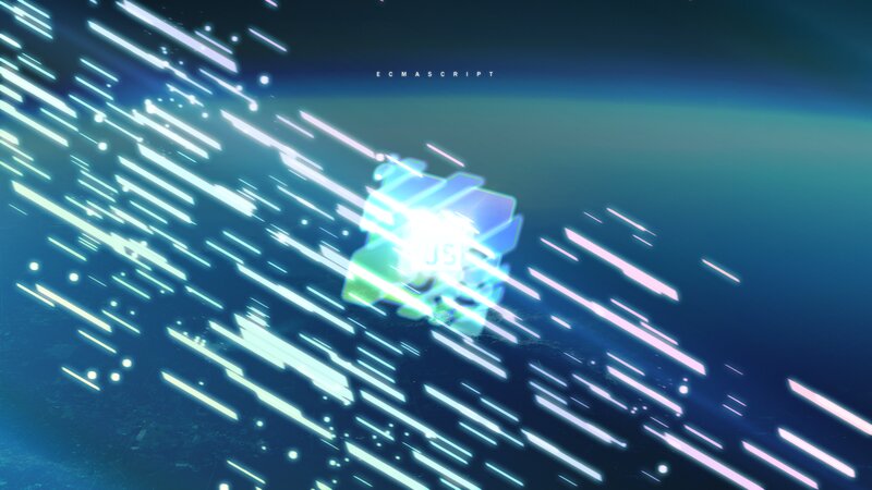 Glowing JS Logo