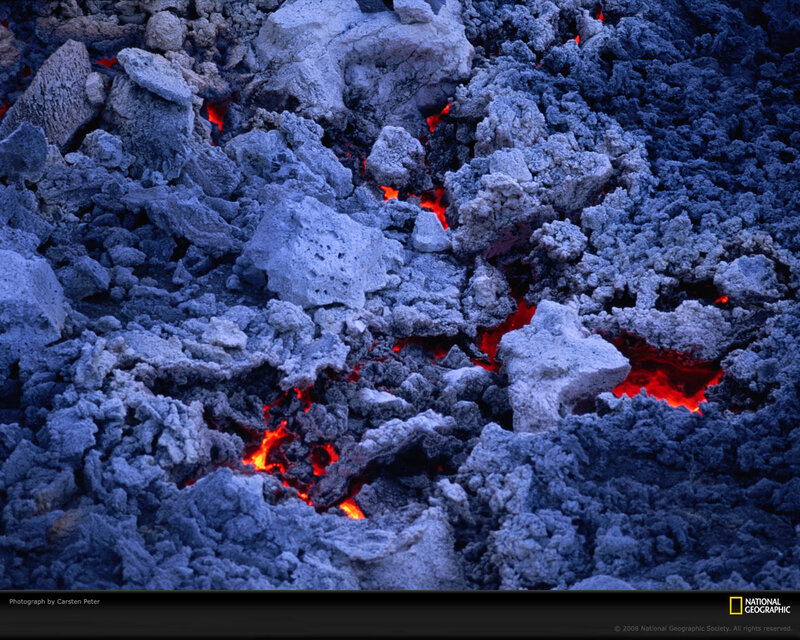 Glowing Lava Flow — Red