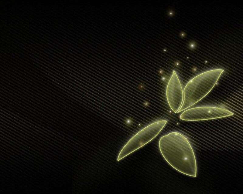 glowing leaf design