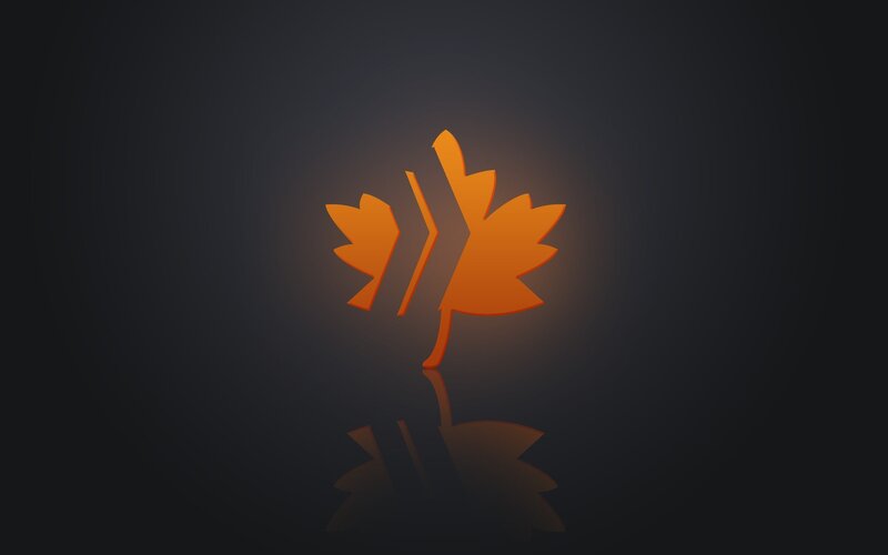 glowing leaf icon