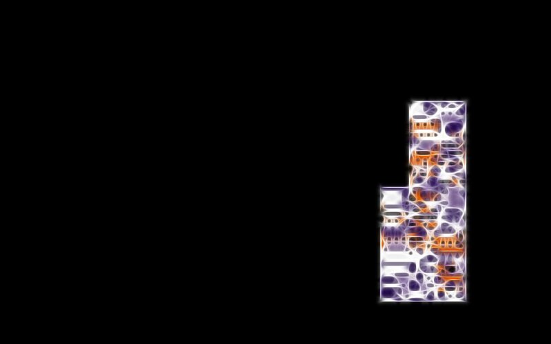Glowing Letter L
