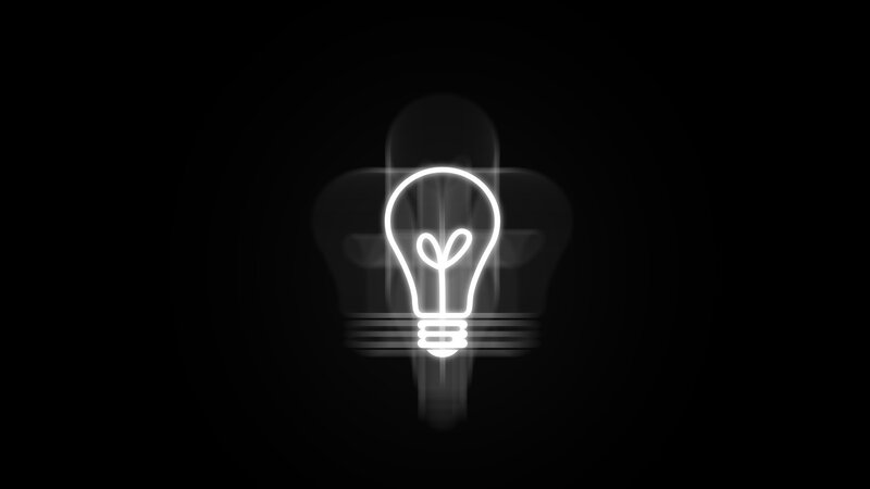 glowing light bulb icon