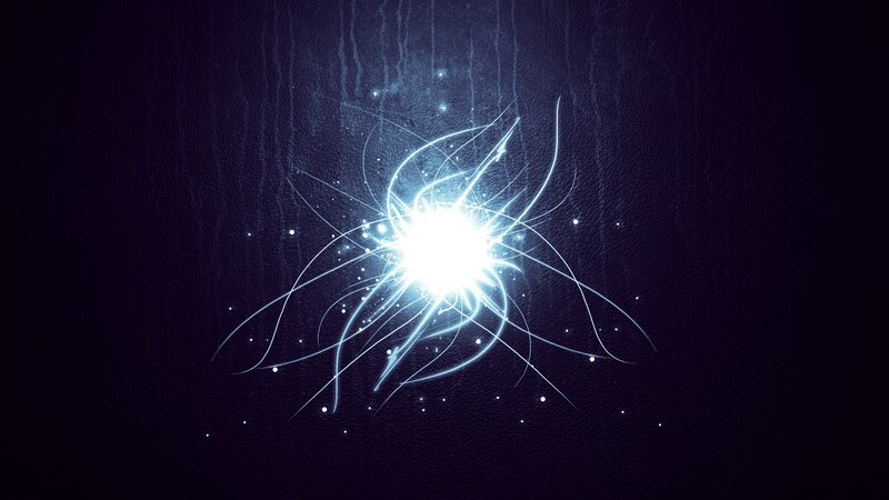 glowing light burst