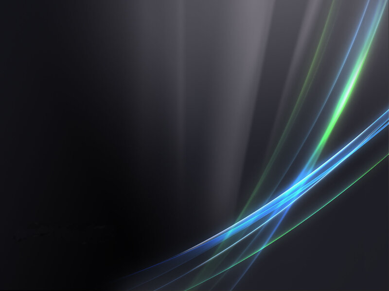 Glowing Light Streaks — Blue, Dynamic, Abstract, Curves, Dark Background