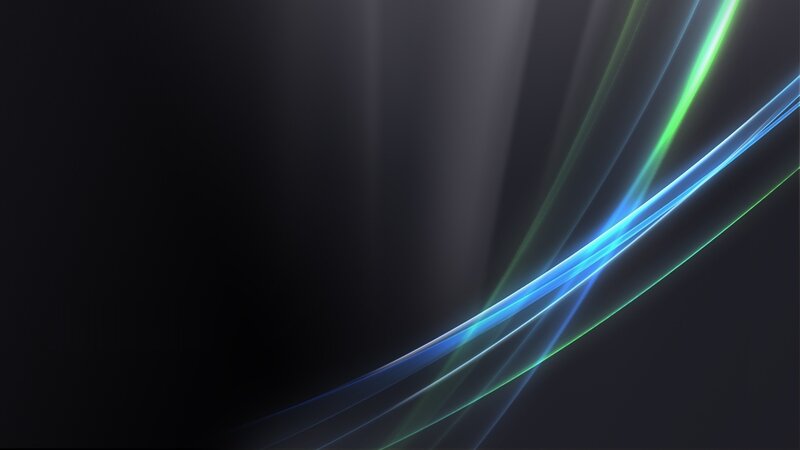 Glowing Light Streaks — Blue, Dynamic, Abstract, Curves