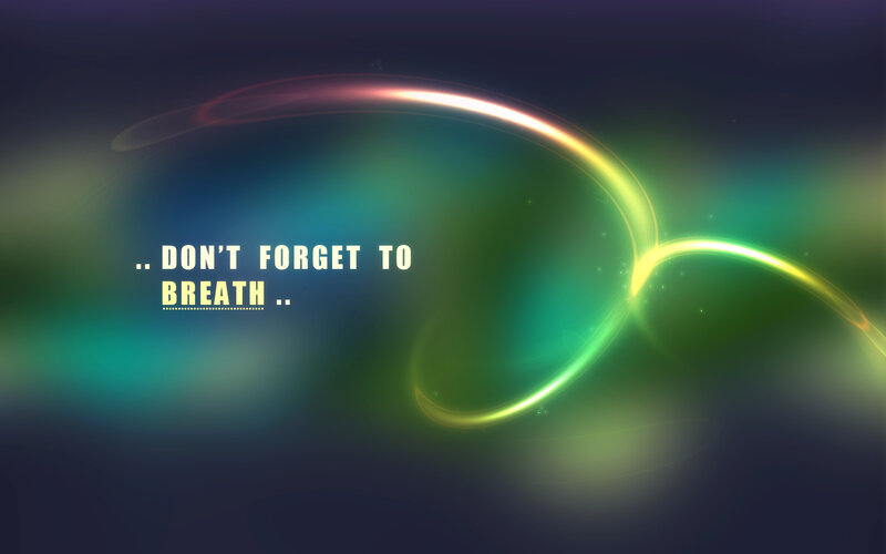 Glowing Light Streaks — Green