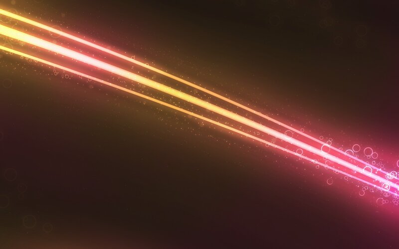 Glowing Light Streaks — Red