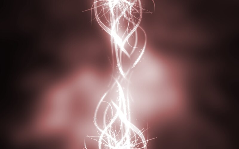 glowing light swirl