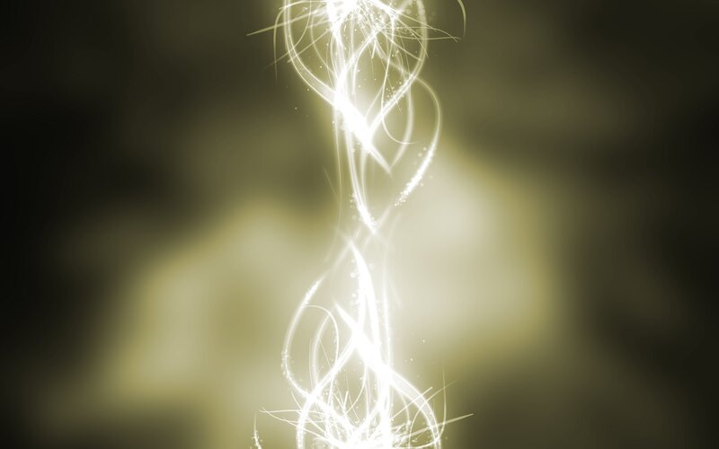 glowing light swirl