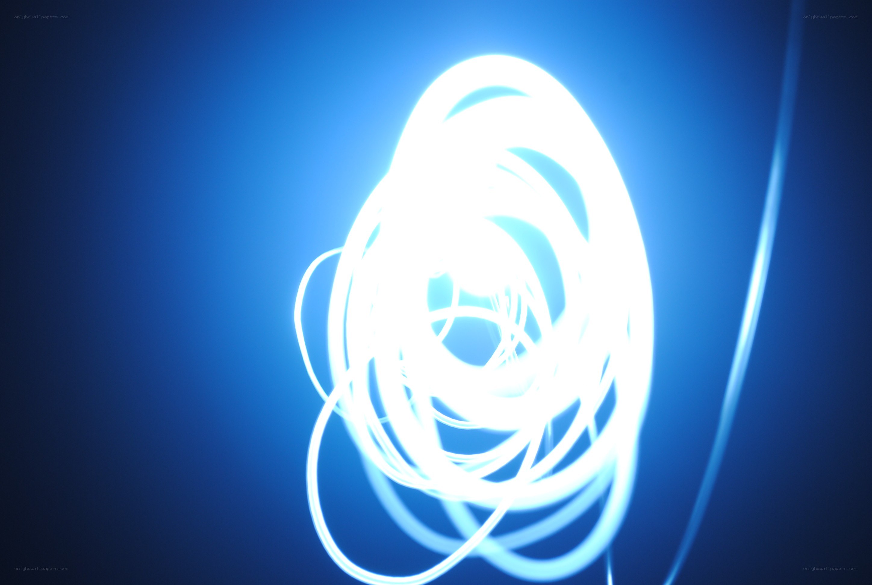 glowing light swirl