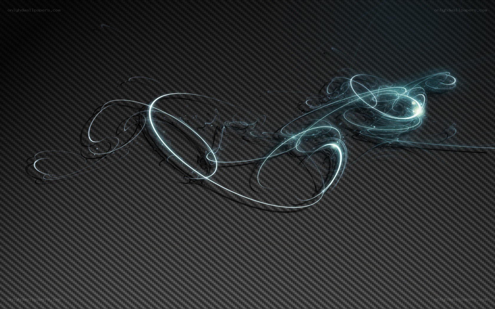glowing light trails on carbon fiber