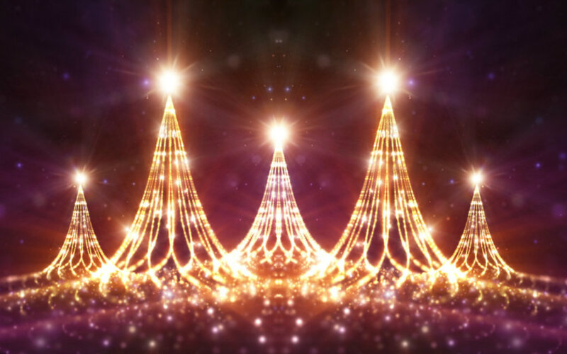 Glowing Light Trees