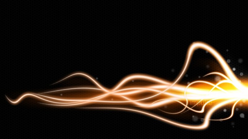 glowing light waves