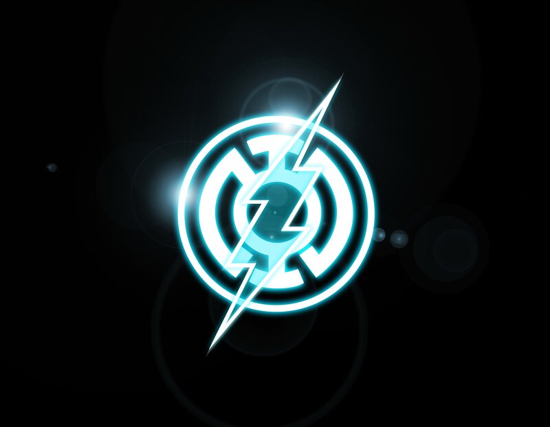 glowing lightning bolt logo