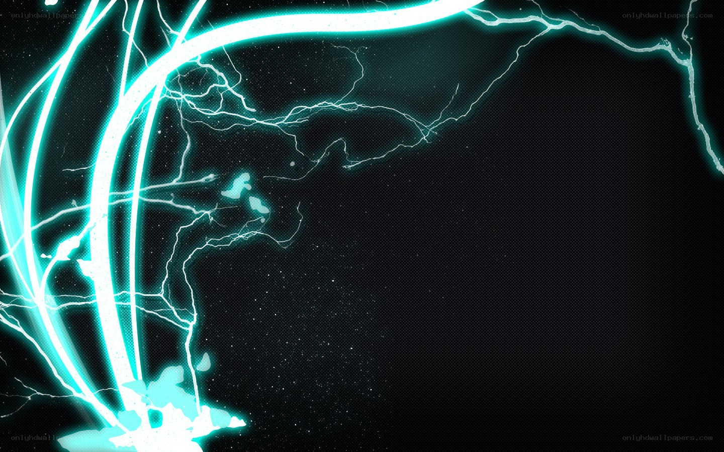 glowing lightning energy
