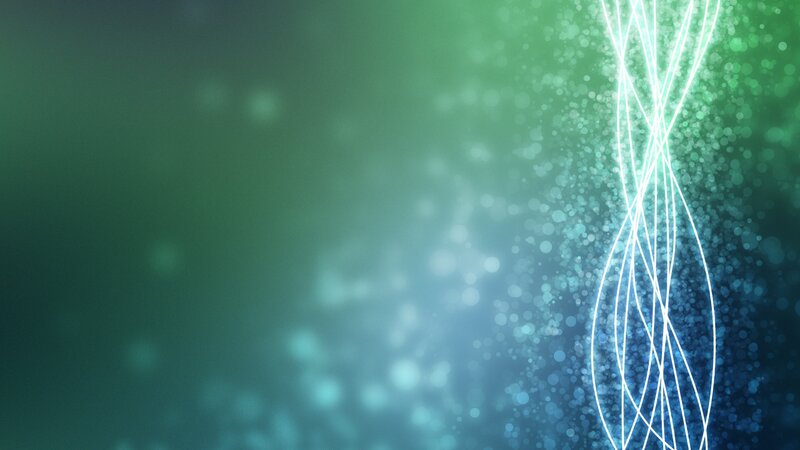 Glowing Lines in Green Space