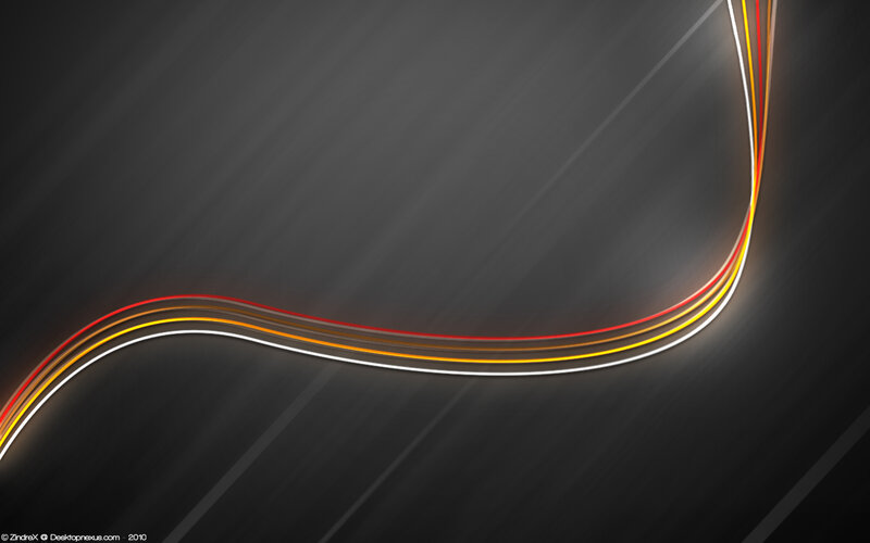 Glowing Lines on Dark Background — Black, Dynamic
