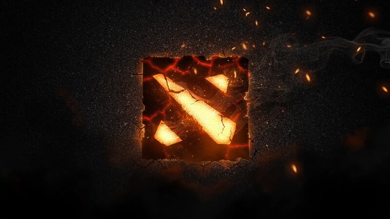 Glowing Logo in Cracked Stone