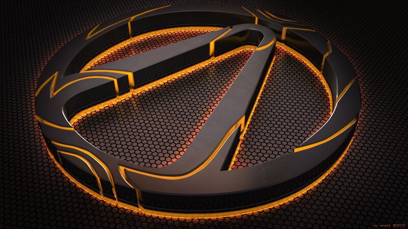 Glowing Logo on Mesh