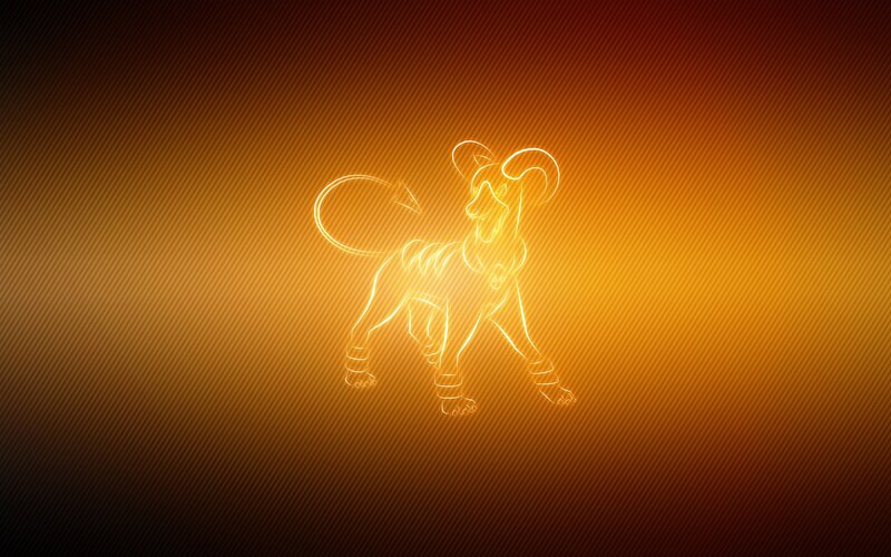 glowing lucario outline