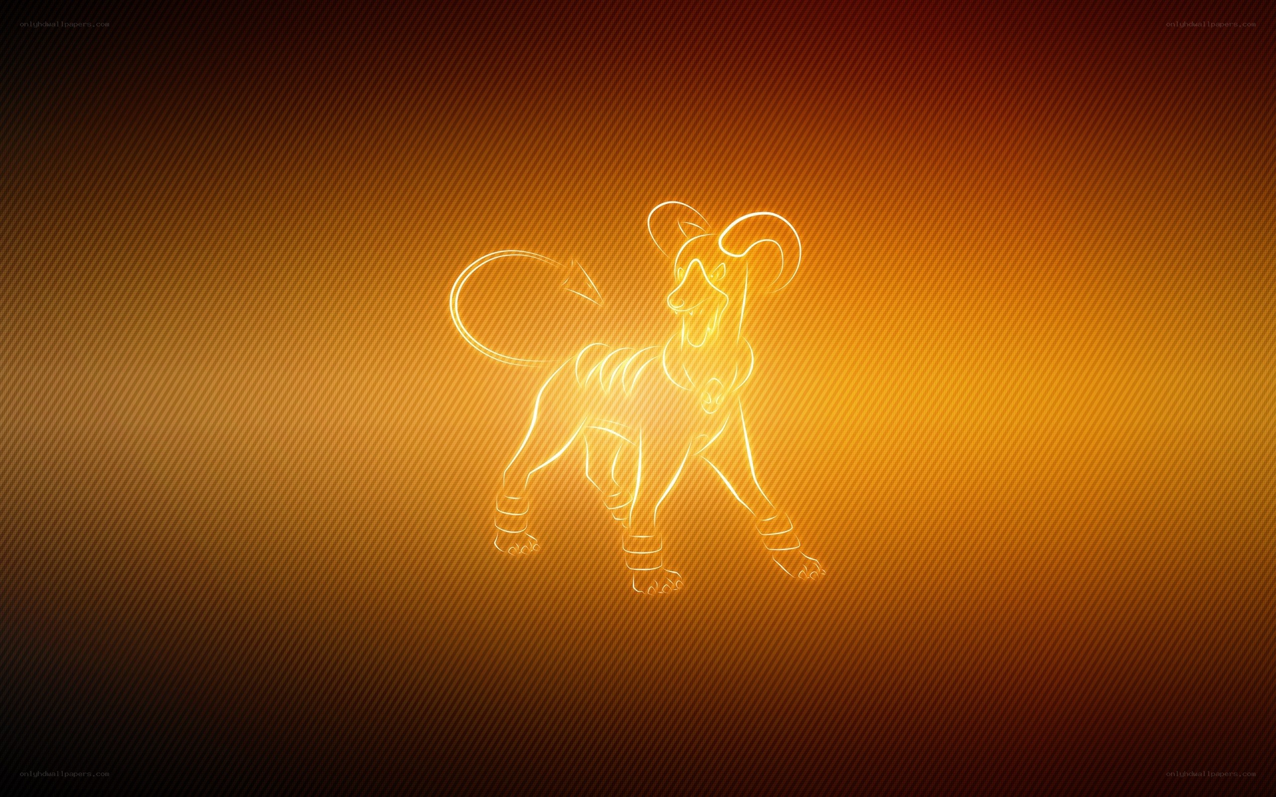 glowing lucario outline