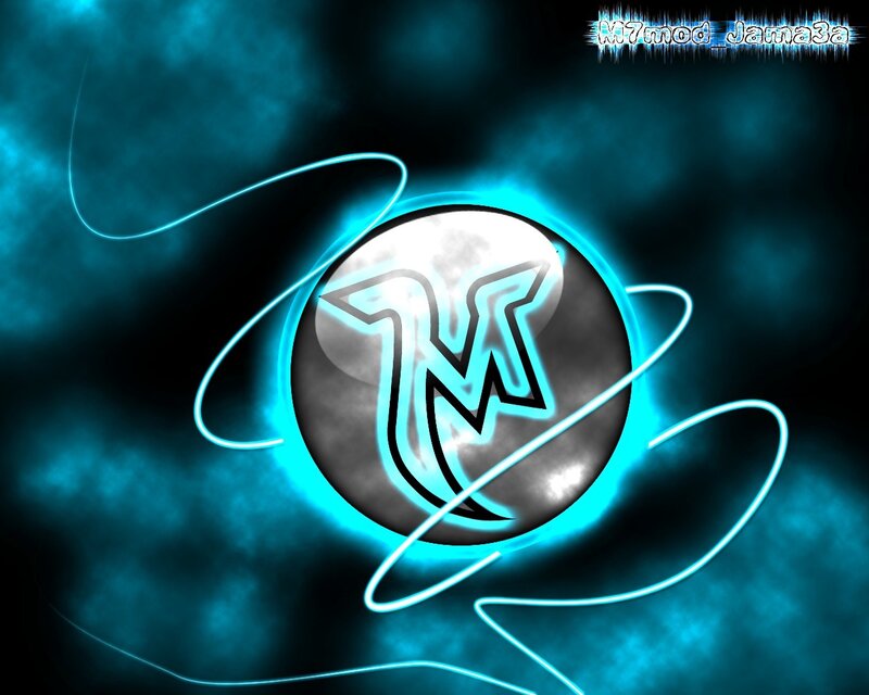 Glowing M Logo